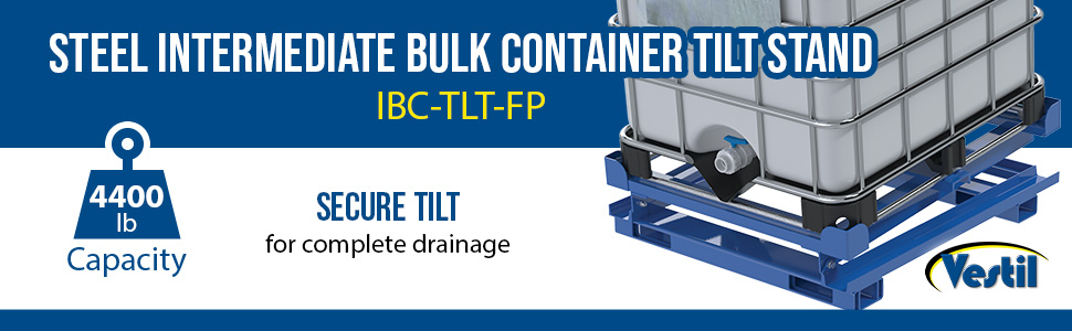 IBC Tilt Stands W Fork Pockets IBC Tilting Cart IBC TLT Vestil 