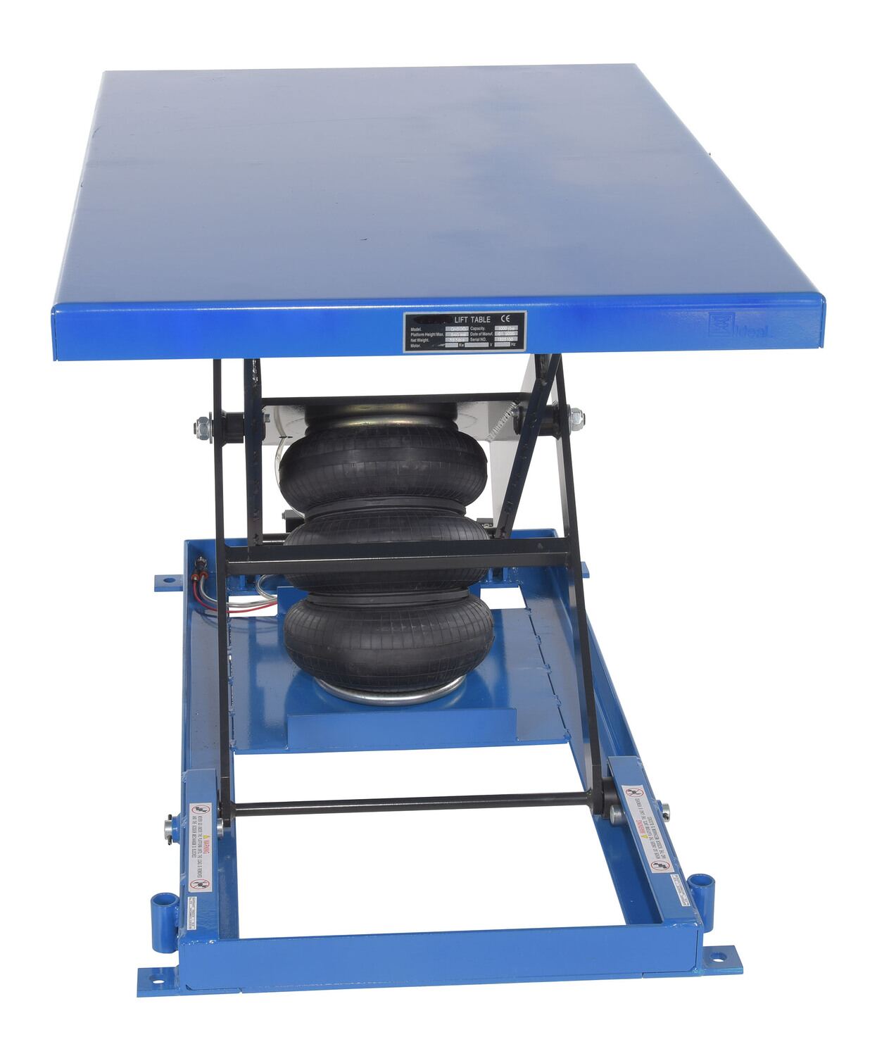 Heavy-Duty Air Bag Scissor Lift Tables (ABLT) - Product Family Page