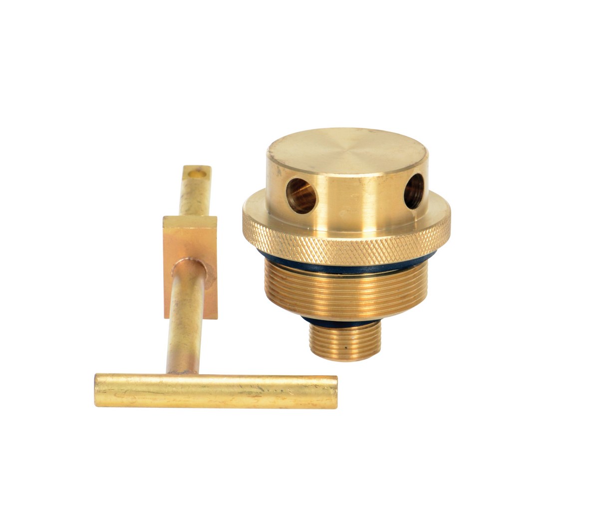 2 and 3//4 Thread Diameter Vestil DTL-22 Polycarbonate Drum Lock