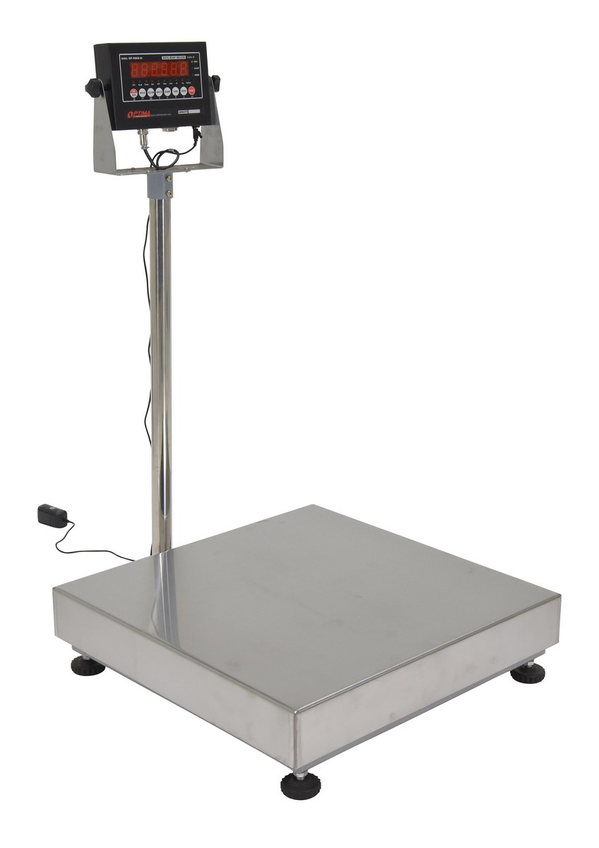 500 lb x 0.1 lb - 18 x 24 - Washdown Bench Scale - Legal For Trade