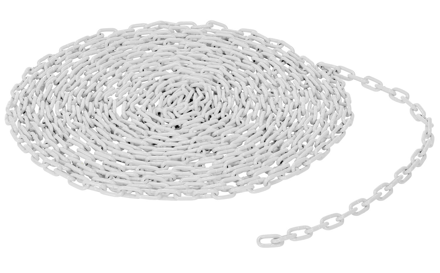 45ft Yellow Safety Chain - 3/16" Grade 30, Powder Coated, UV Protected, 750 Lb Working Load