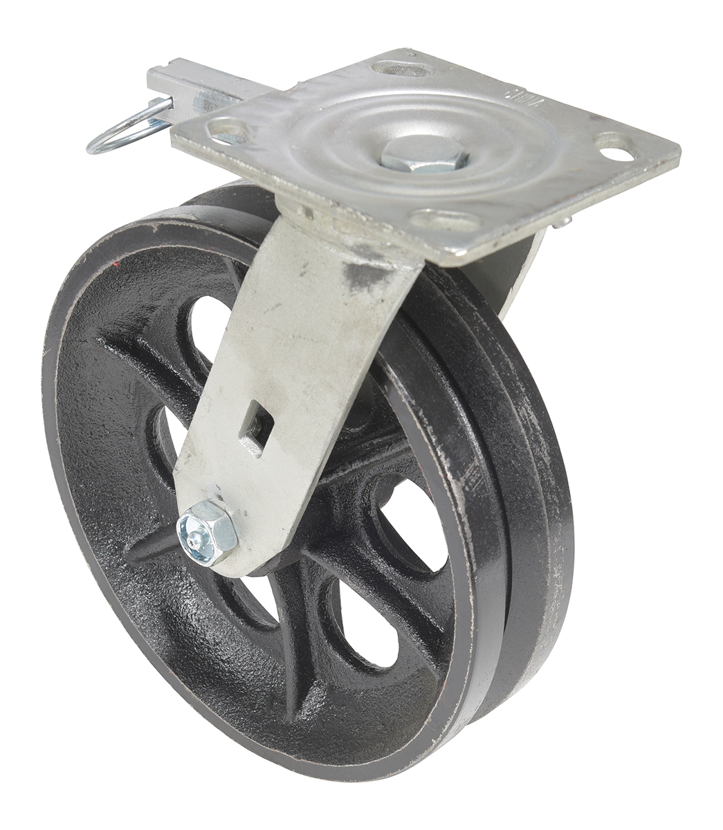 Ductile Steel V-Groove Casters (CST-CI-VG) - Product Family Page