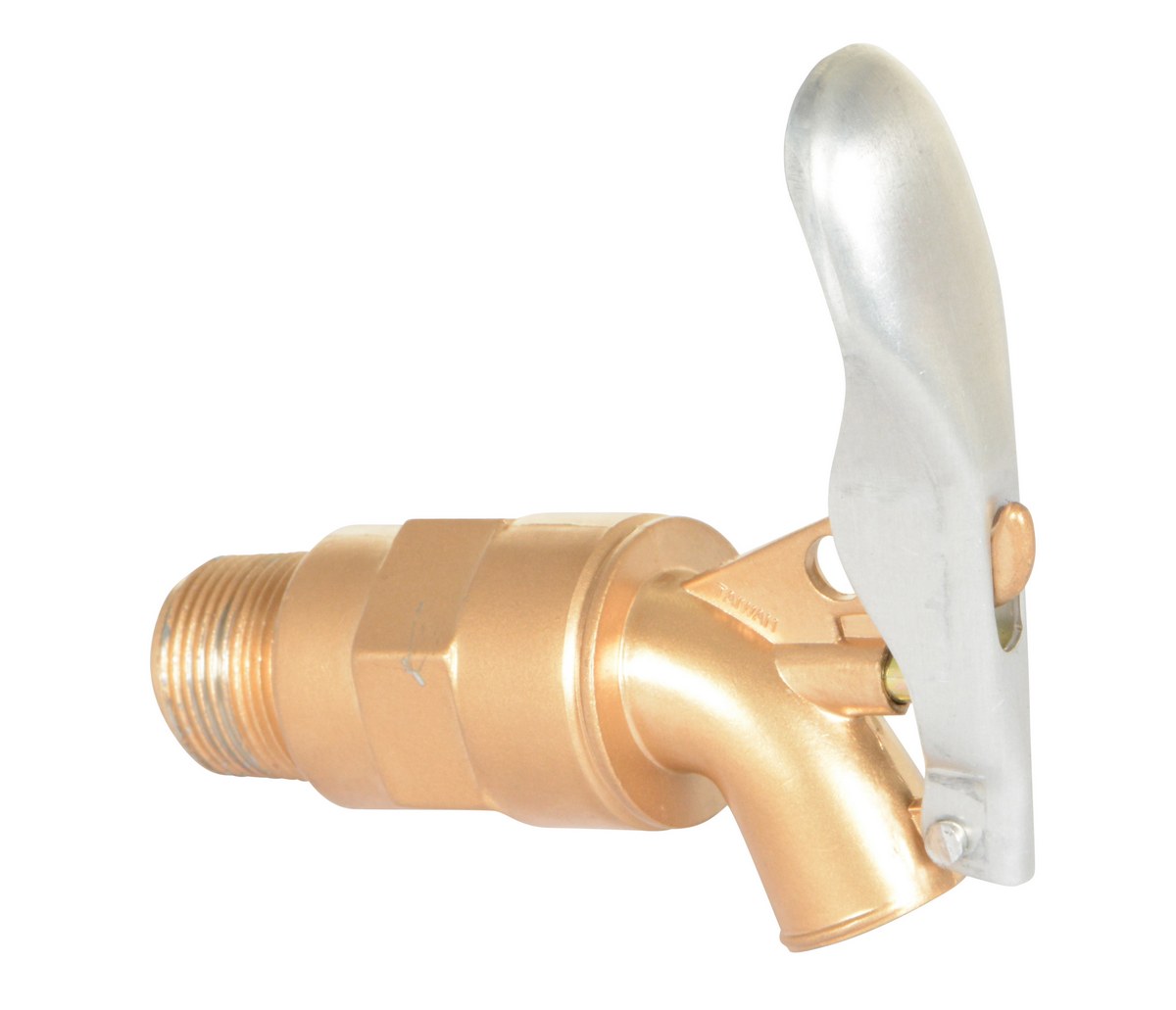 Vestil DFT-RIGID Brass Manual Drum Faucet with Lockable Handle Vestil Manufacturing 