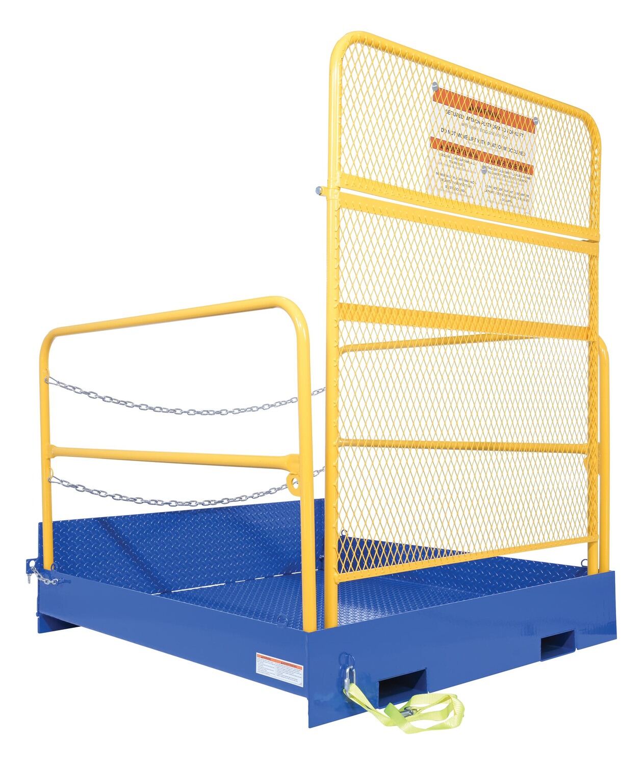 Vestil WP 4848 CA 84B Steel Work Platform With Poly Casters   Material