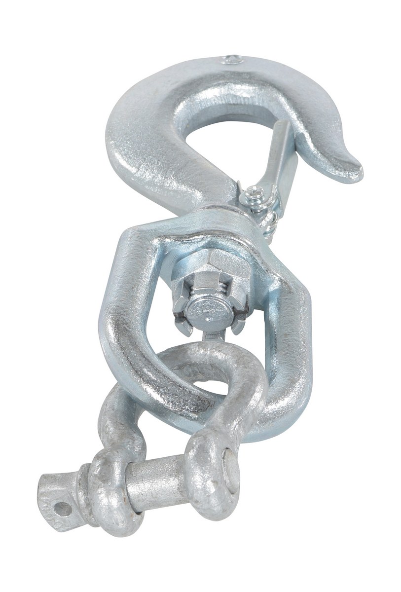 Vestil 6K Capacity Swivel Hook with Shackle HOOK-S-6