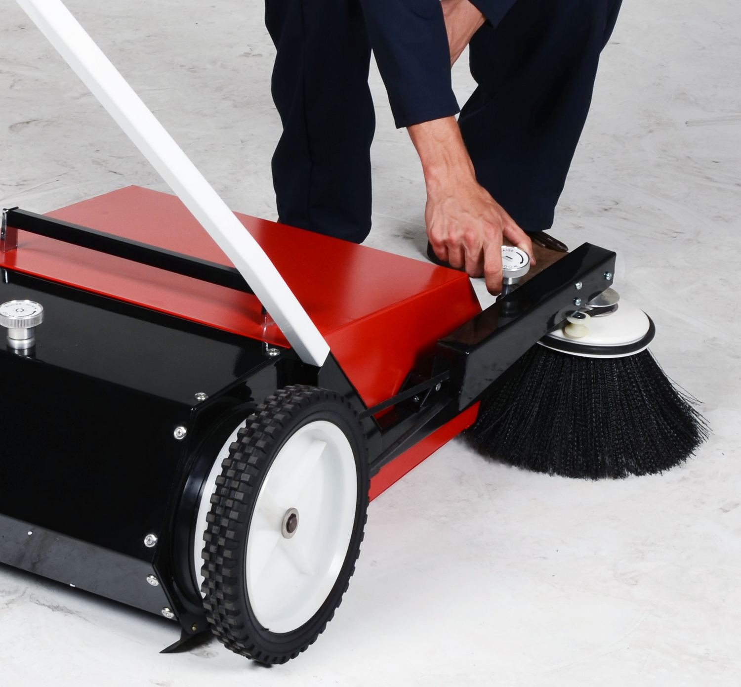 Vestil VSWP-48 Fork Truck Mounted Sweeper with 48 in. Brush