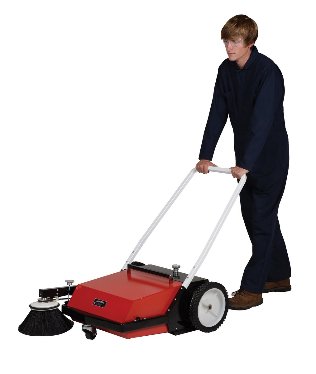 Vestil VSWP-48 Fork Truck Mounted Sweeper with 48 in. Brush