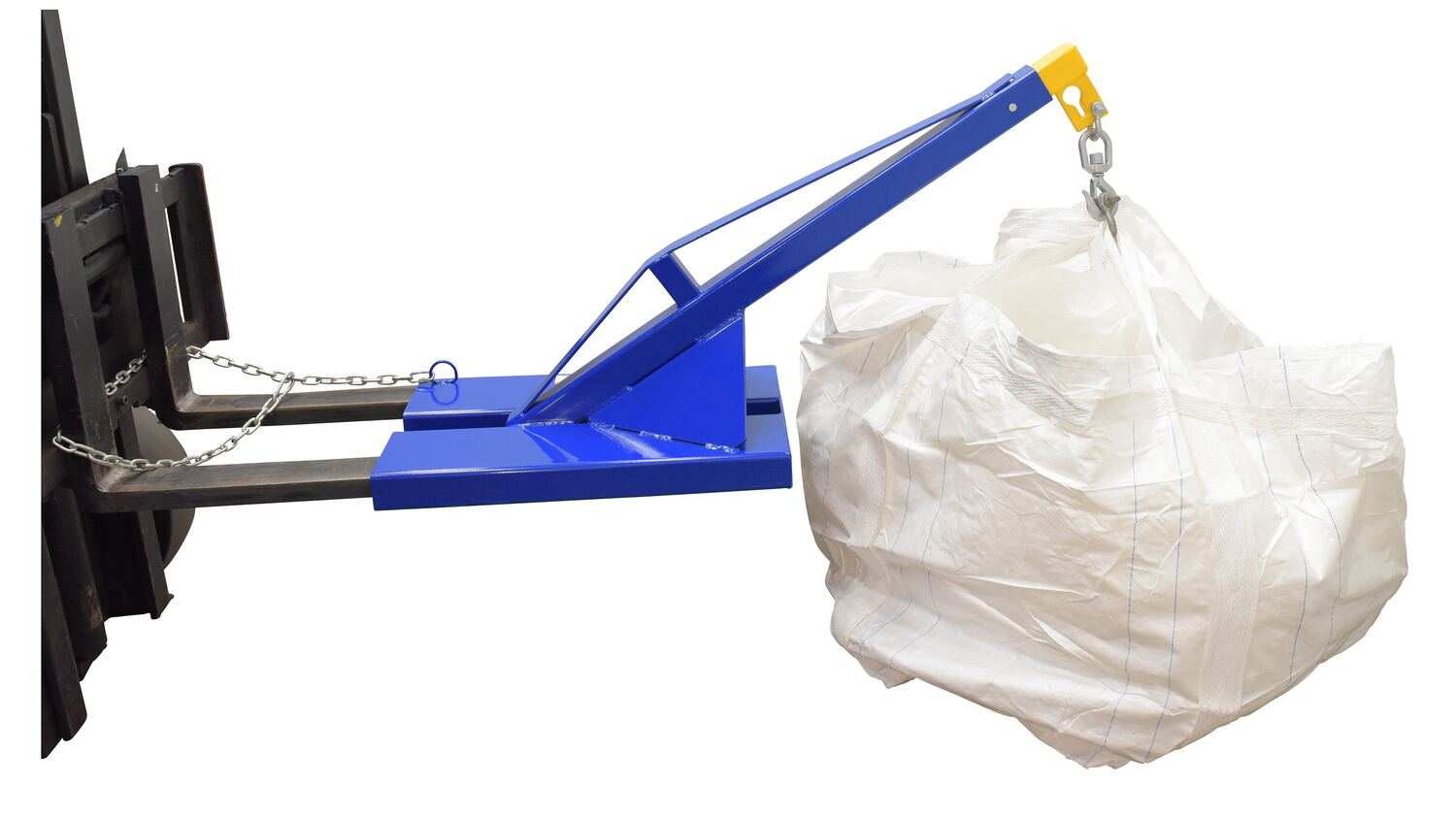 Bulk Bag Lifter - Powder-Coated Steel Construction - Blue