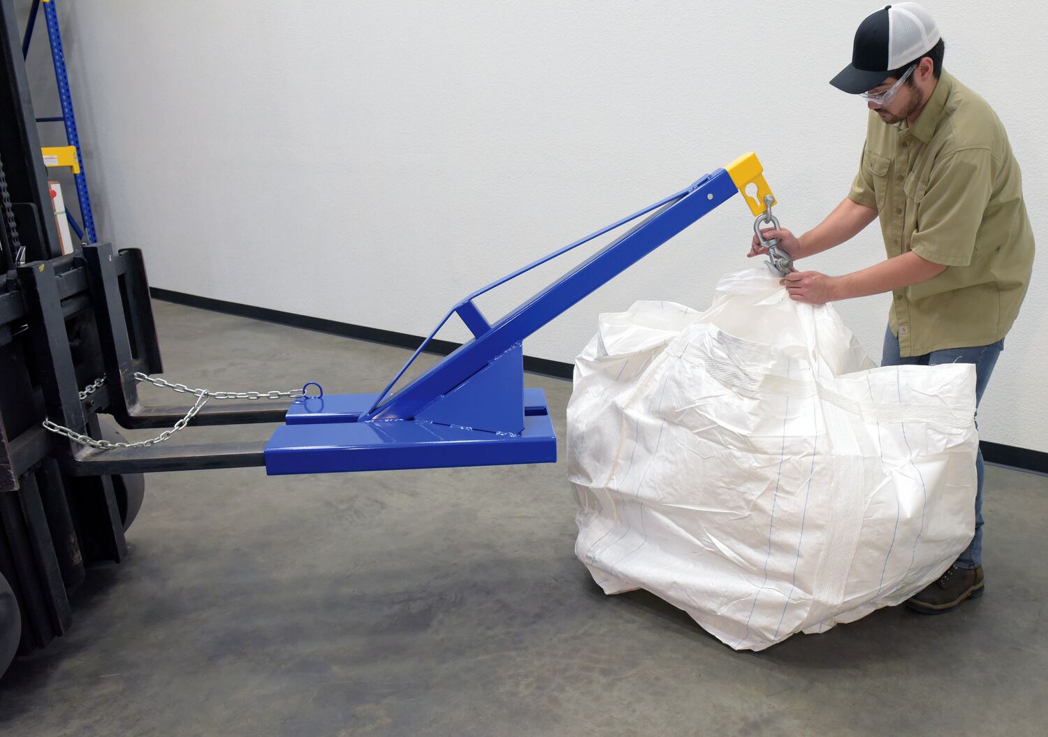 Lewis Bulk-Bag 3000 Lbs. Capacity Best Industrial Bulk Bag Lift Storage