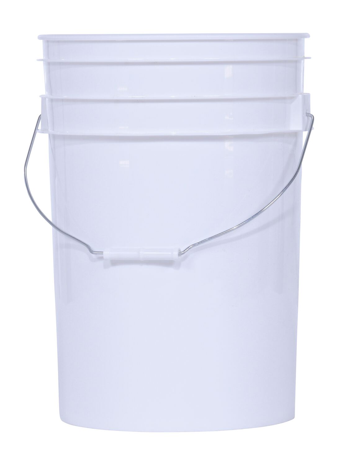 Vestil PAIL-SCR-35-W 3.5-Gallon Plastic Pail with Lid For Sale