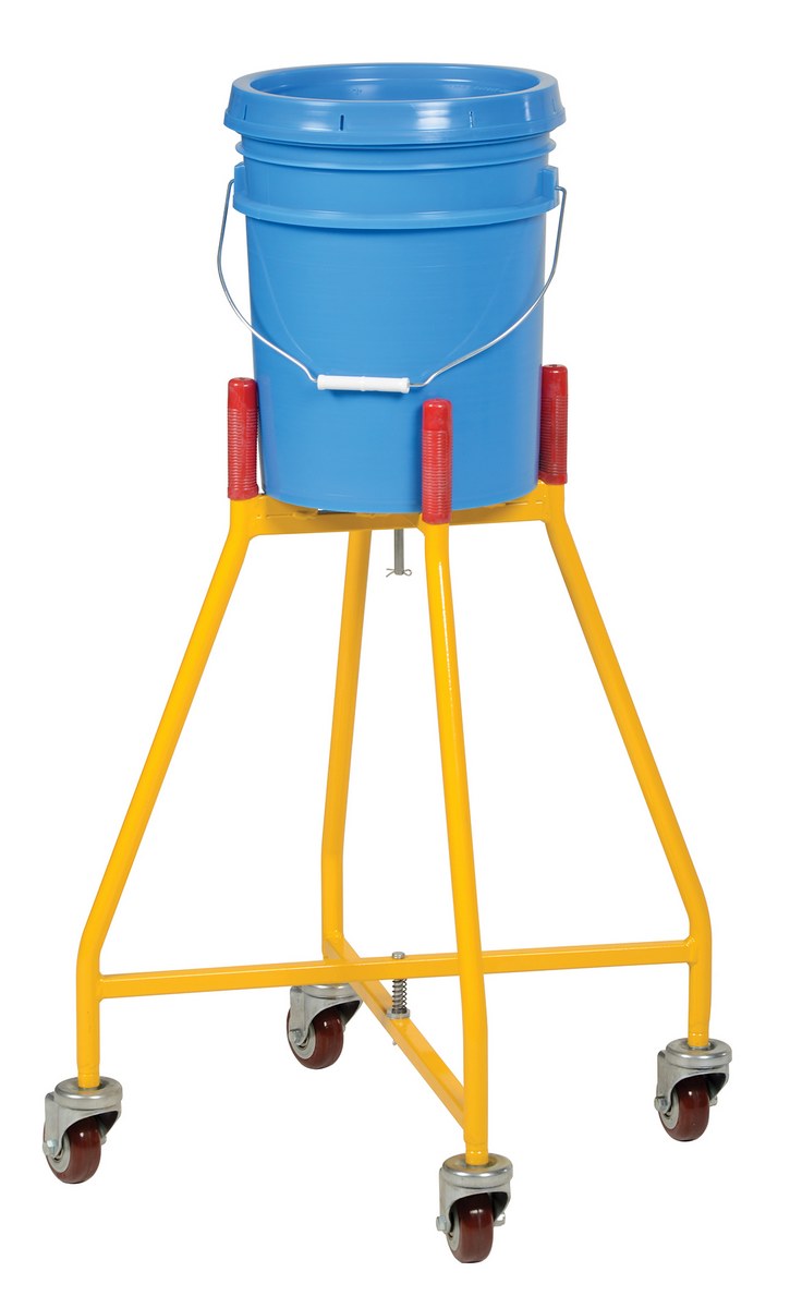 Tidoin 11.2 in. W 250 lbs. Load Capacity Bucket Dolly Removable Rolling Bucket Dolly for 5 gal. Buckets