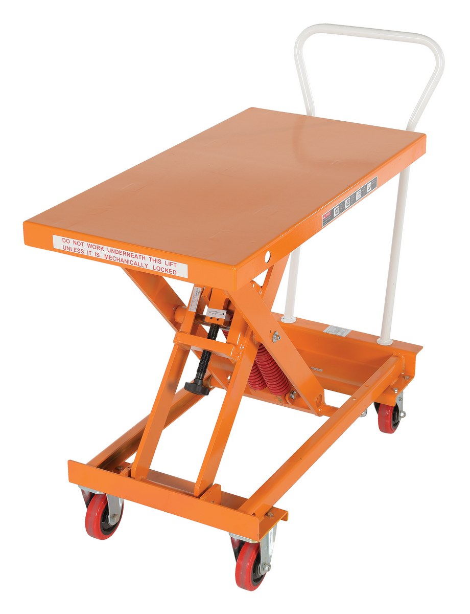 Details about   Vestil SCSC-400-2032 Steel Lift Cart 400 lbs 20" W 30-1/2" H 40" L 