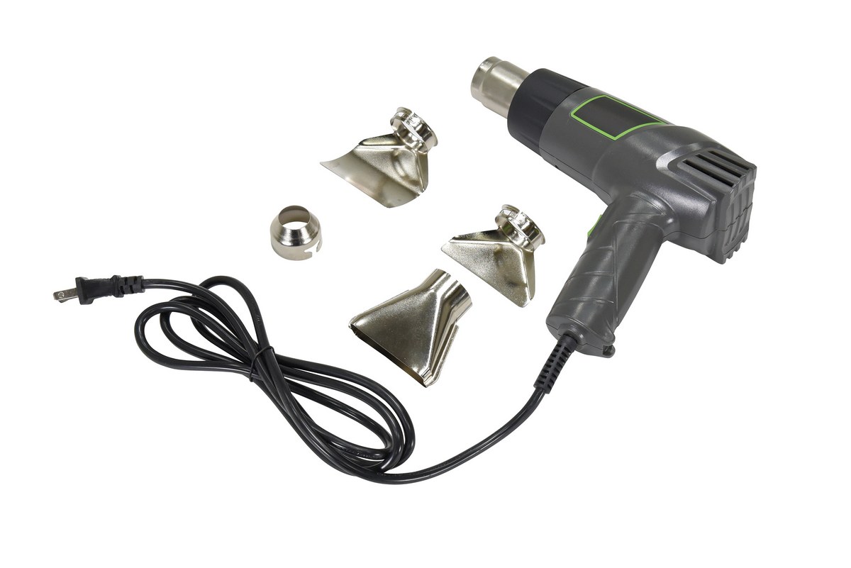 Dual-Temp Shrink Wrap Heat Gun, Black