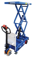 Powered Drive and Powered Lift Hydraulic Scissor Carts