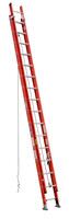 Fiberglass Extension Ladders with Aluminum Rungs