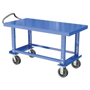 Height Adjustable Steel Shelf Carts