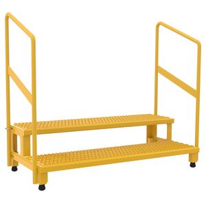 Adjustable Step Stands with Handrail