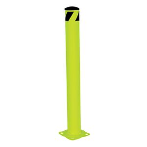 Safety Bollard - High Visibility Fluorescent Yellow