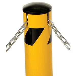 Steel Pipe Bollard with Chain Slots