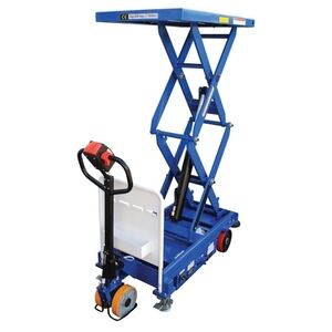 Powered Drive and Powered Lift Hydraulic Scissor Carts