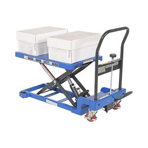 Low Profile Scissor Cart w/ Auto-Shift