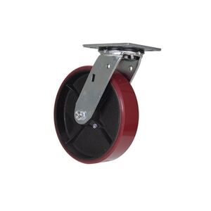 Polyurethane (Maroon Tread) Casters