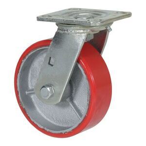 Polyurethane Casters (Red Tread)