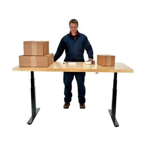 Electric Adjustable-Height Work Benches