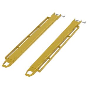 Fork Extensions with Side Brackets For Load Straps