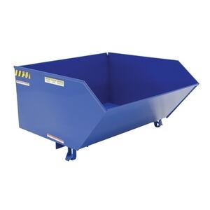 H Style - Low Profile 90 degrees Self-Dumping Steel Hoppers