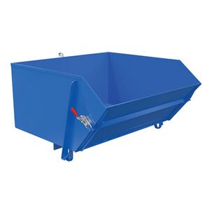 Self-Dumping Steel Hoppers with Fold Down Front