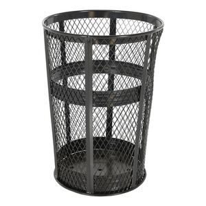 Expanded Metal Trash Can