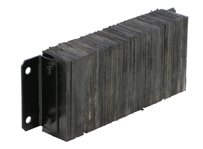 Flat Plate One Side 24 Width 6-3/4 Depth 10 Length 24 Width 6-3/4 Depth Ideal Warehouse Innovations Inc Laminated Horizontal Mount 10 Length TB610-24SF/P1 T Series Steel Faced Rubber Dock Bumper Rectangular 2 Holes