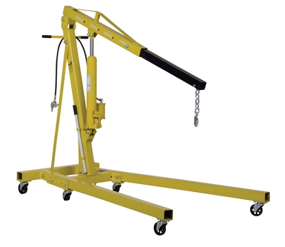Air/Hand Pump Hydraulic Shop Crane