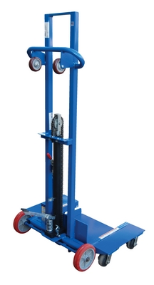 Steel 29-3/4 Length Vestil LLW-242060-4SFL Light Load Lift with Hand Winch 69-7/16 Height 27-1/8 Width 500 lbs Capacity 