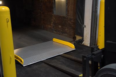 54 x 60 Capacity Vestil BTA-15005460 Aluminum Truck Dockboard Silver 15000 lb 54 x 60 Capacity Vestil BTA-15005460 Aluminum Truck Dockboard Silver 15000 lb