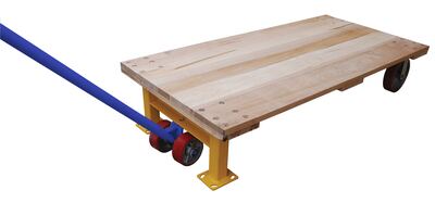 Semi-Live Hardwood Skids & Lever Jack